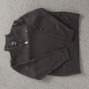 South Pole XXL chocolate sweater with zip